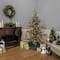 7.5ft. Pre-Lit Decorator Artificial Christmas Tree, Clear Lights